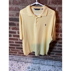 Polo Golf Ralph Lauren Mens Buttercup Yellow XL Short Sleeve Polo  Classic Fit